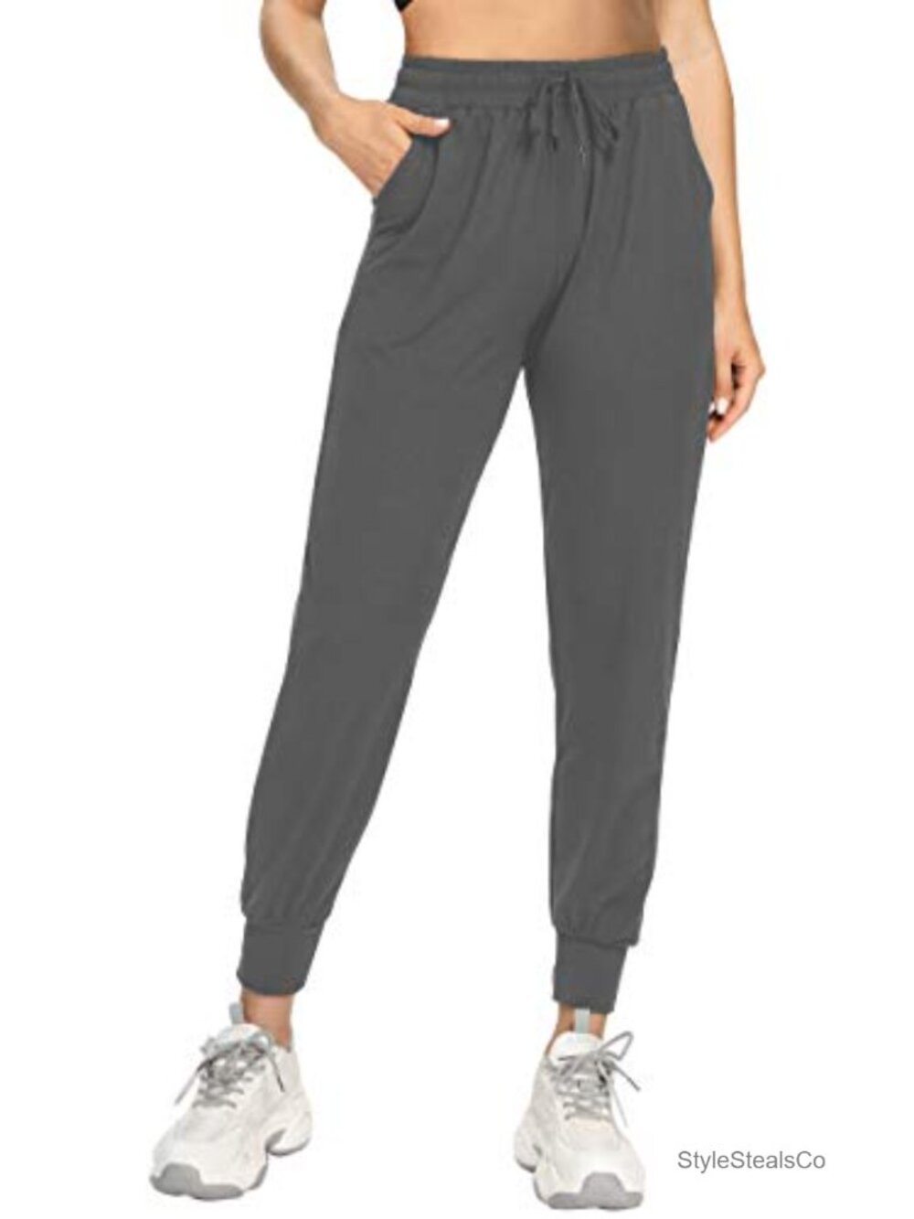 Women's Sweatpants with Pockets - High Waist Joggers Lounge Pants for Yoga